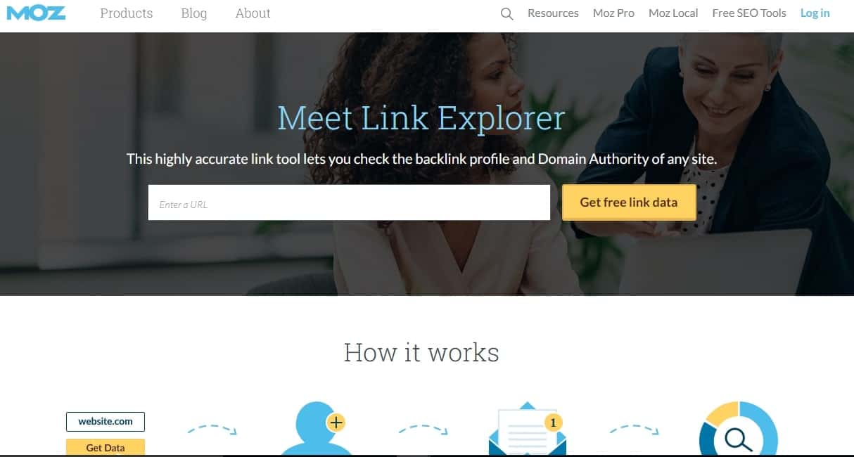 Công cụ hỗ trợ SEO Moz Link Explorer